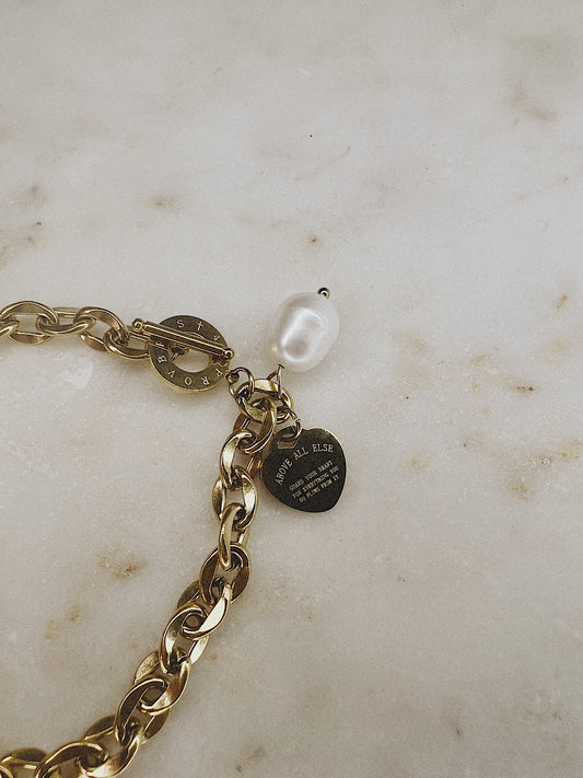 Golden Corazon Bracelet
