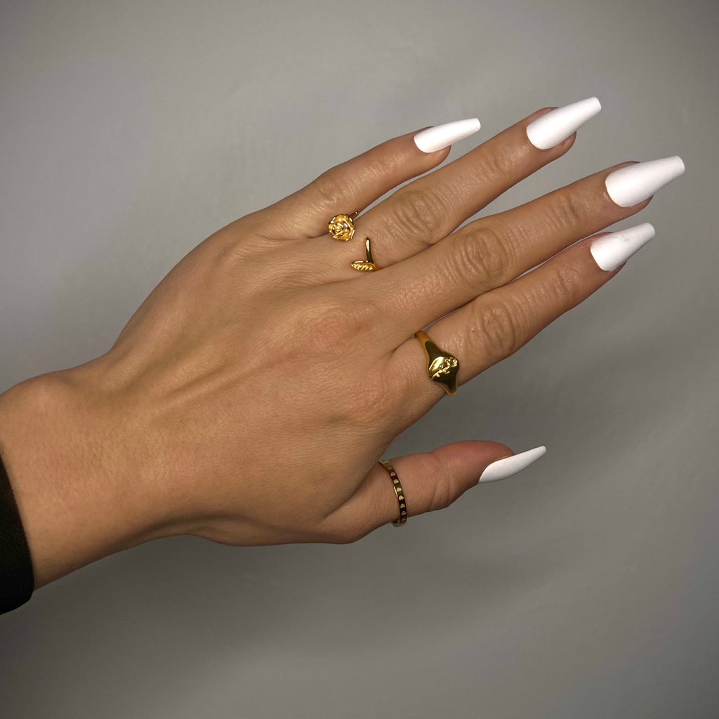 Rose Signet Ring
