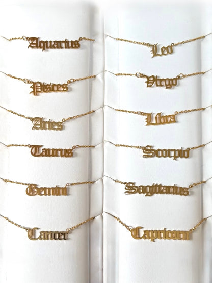 Zodiac Necklace