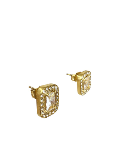 Rectangle Stud Earrings