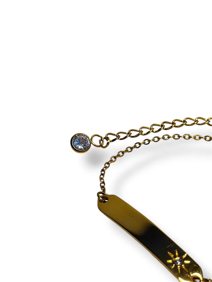 Brillante Name Plate Bracelet