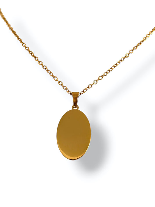 Custom Oval Pendant