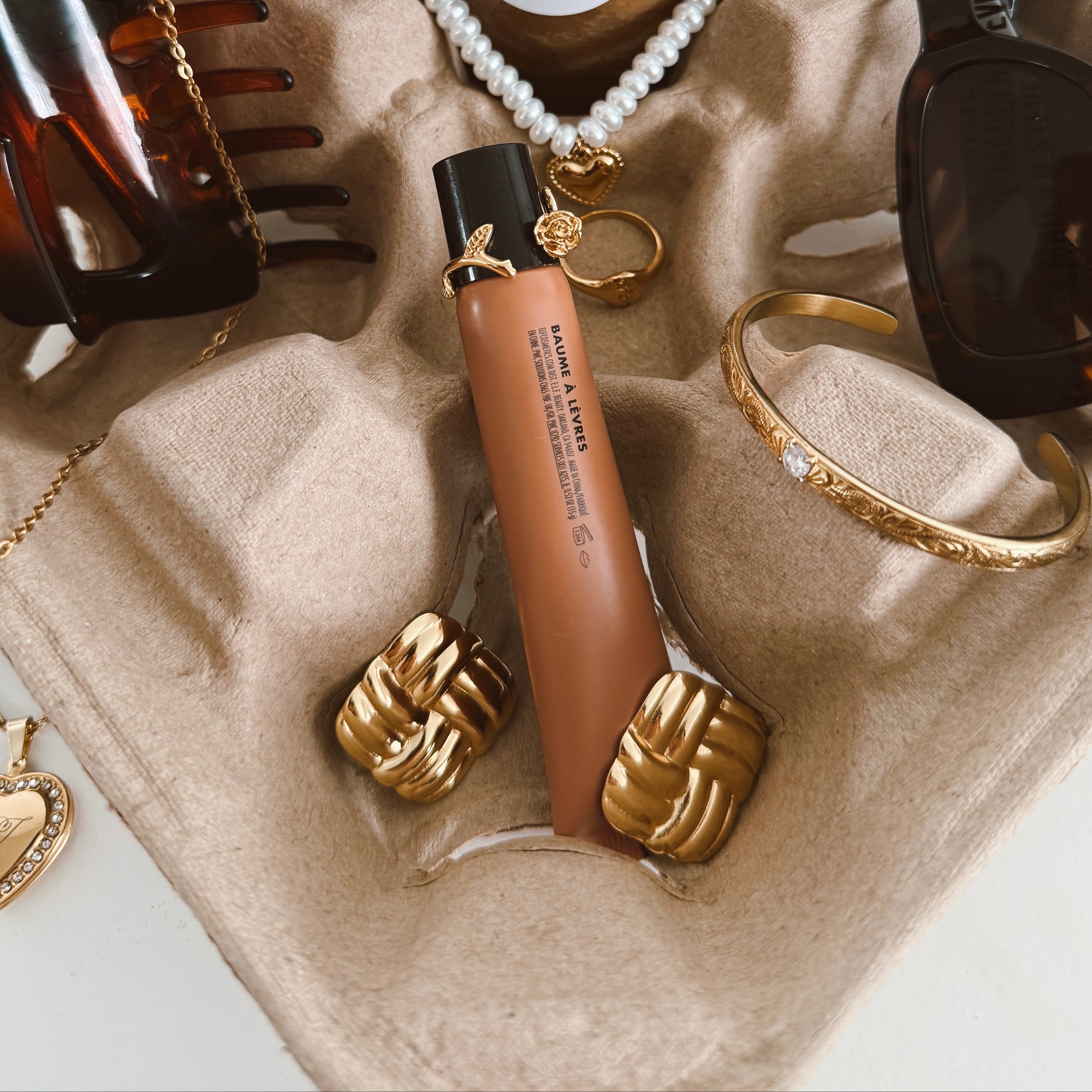 Square Quilted Earrings