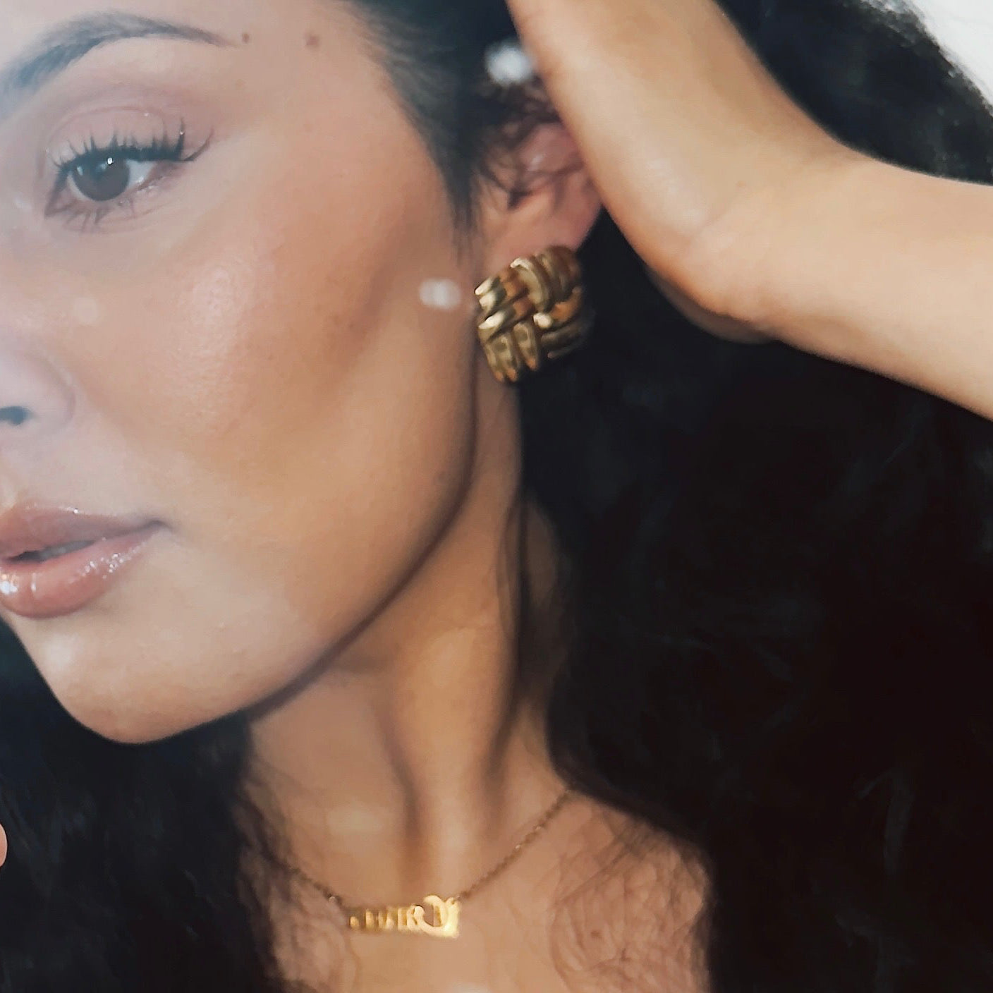 Square Quilted Earrings