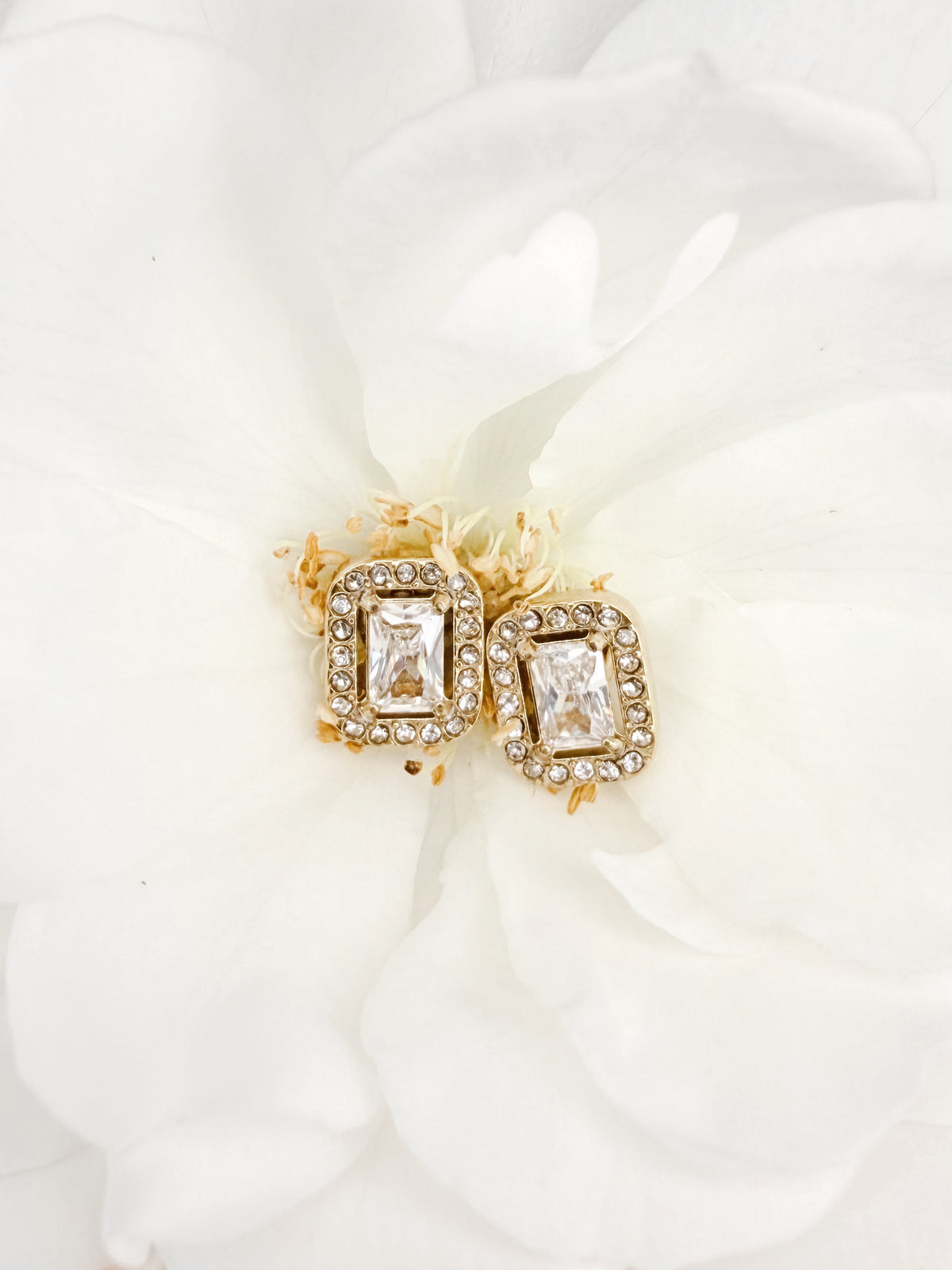 Rectangle Stud Earrings
